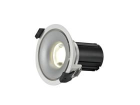 DM201048  Bolor 10 Tridonic Powered 10W 4000K 810lm 36° CRI>90 LED Engine White/Silver Fixed Recessed Spotlight, IP20